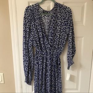 Floral Wrap Maxi Dress